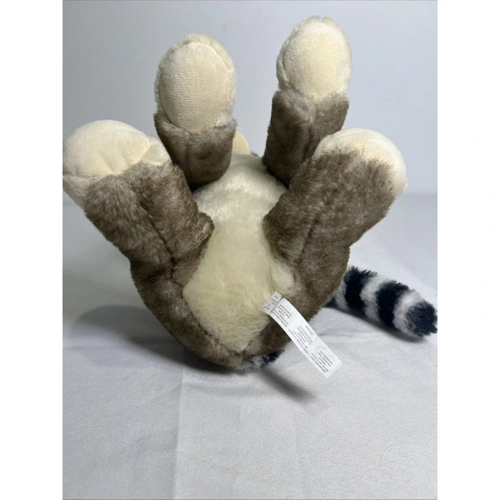 THE PETTING ZOO RECYCLED RING TAIL CAT PLUSH STUFFED ANIMAL